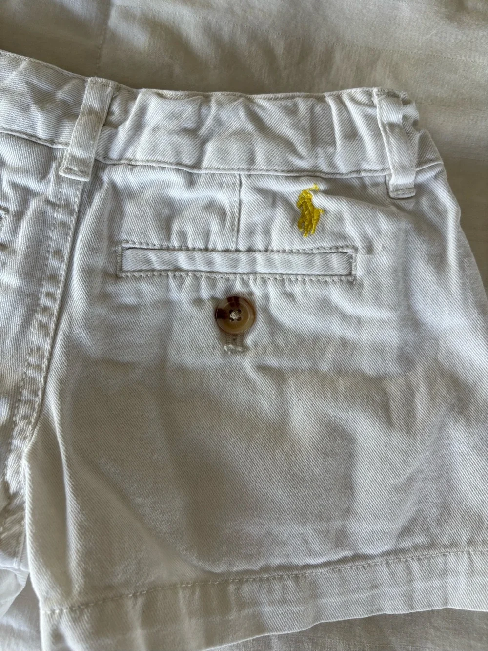 Girls 4T Ralph Lauren white chino shorts